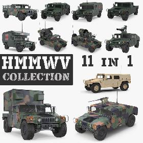HMMWV 3D Models Collection 3D model